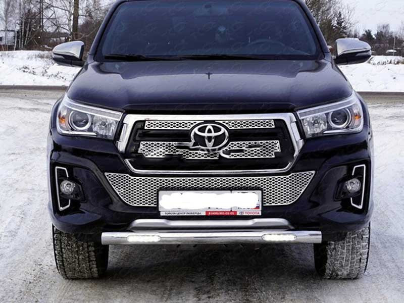 Toyota Hilux / Защита переднего бампера / Защита передняя Toyhiluxexc 18-06