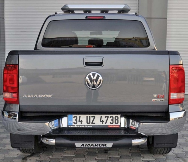 Volkswagen Amarok / Защита заднего бампера / Задняя подножка TITANIC