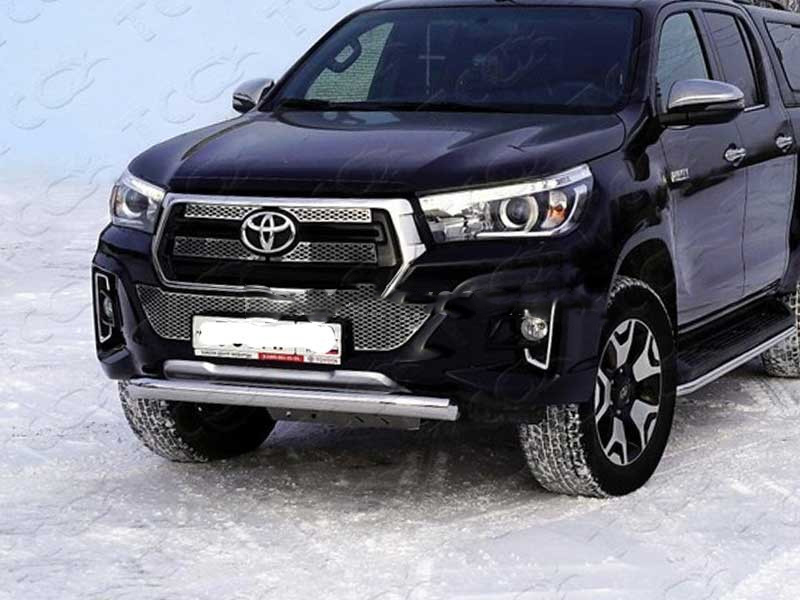 Toyota Hilux / Защита переднего бампера / Защита передняя Toyhiluxexc 18-05