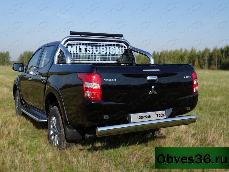 Mitsubishi L200 / Защита заднего бампера / Защита заднего бампера