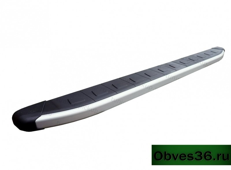 Mitsubishi L200 / Пороги / Пороги алюминиевые (Alyansis) 2015-