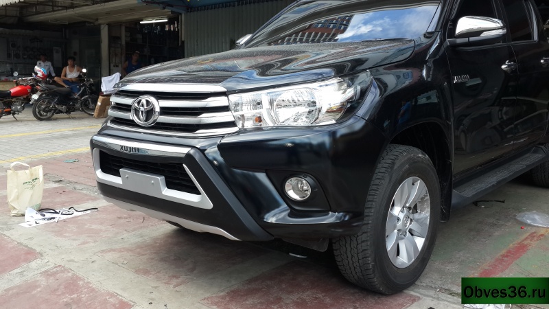 Toyota Hilux / Защита переднего бампера / Защита переднего бампер OE Style Toyota Hilux / Защита переднего бампера / Защита переднего бампер OE Style