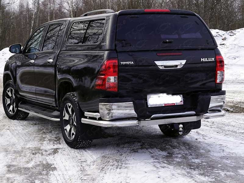 Toyota Hilux / Защита заднего бампера / Защита задняя Toyhilux 15-61 от 2015 года Toyota Hilux / Защита заднего бампера / Защита задняя Toyhilux 15-61 от 2015 года
