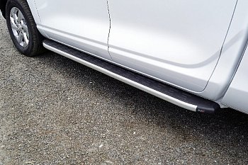 Great Wall / Great Wall Poer King Kong / Пороги / Пороги алюминиевые с пластиковой накладкой 2020 мм