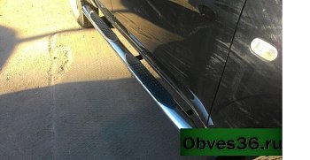 Mitsubishi L200 / Пороги / Пороги овальные