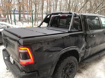 Dodge Ram / Защитные дуги / Дуга в кузов AQ4WD Black