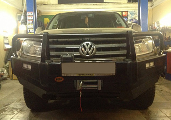 Volkswagen Amarok / Бампер передний / Передний силовой бампер