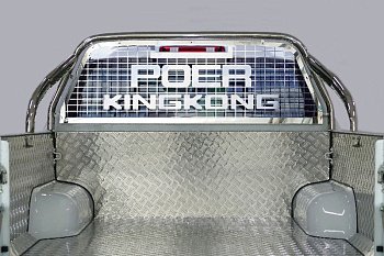 Great Wall / Great Wall Poer King Kong / Защитные дуги в кузов / Защитная дуга в кузов и сетка заднего стекла 75х42 мм