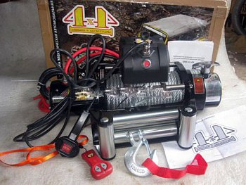 JAC T6/T8/Sollers ST6 / Лебёдка и оборудование / Лебедка со стальным оцинкованным тросом на Jac T6