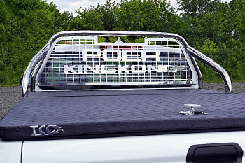 Great Wall / Great Wall Poer King Kong / Защитные дуги в кузов / Защитная дуга в кузов и сетка заднего стекла (для крышки) 75х42 мм