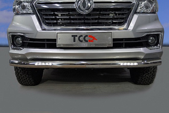 Dongfeng Rich 6 (DF6) / Защита переднего бампера / Защита передняя нижняя (с ДХО) 76,1 мм