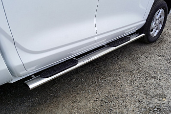 Great Wall / Great Wall Poer King Kong / Пороги / Пороги овальные с накладкой 120х60 мм